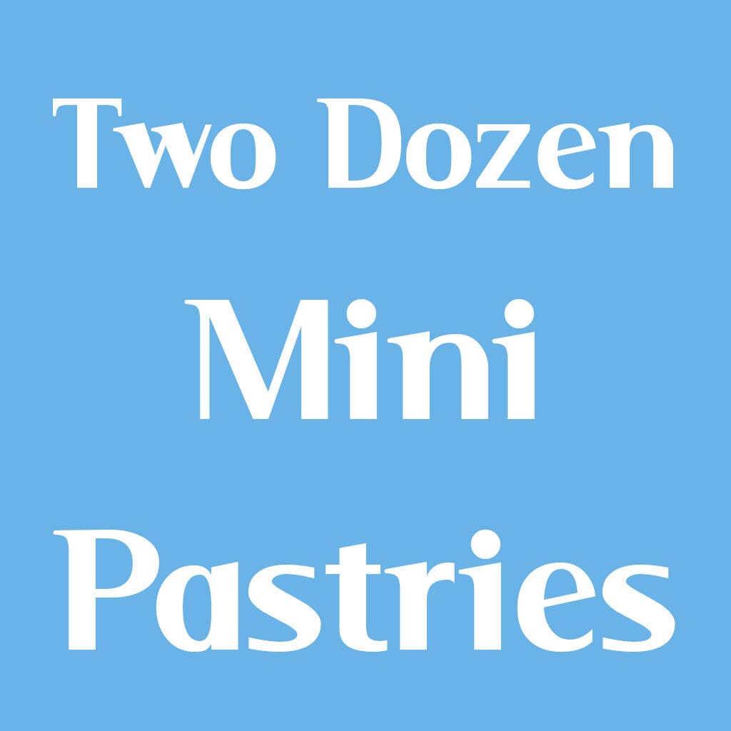 Quantity Selected Product Option Freed's Bakery Two Dozen Mini Pastries