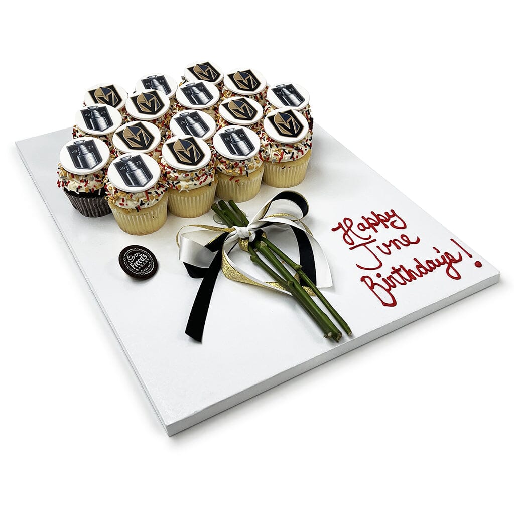 VGK All Day Bouquet Theme Cupcake Freed's Bakery