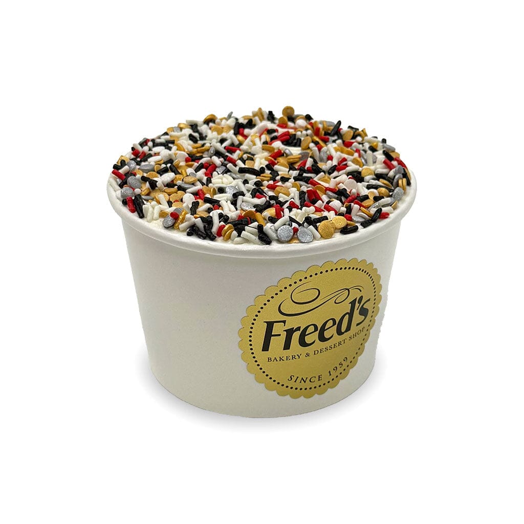 Freed's Sprinkle Dot Cake Cake Slice & Pastry Freed's Bakery Confetti Sprinkle Birthday Dot Cake Vegas Hockey
