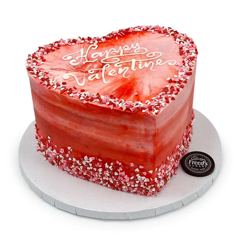 Valentine Sprinkle Theme Cake Freed's Bakery