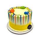 Bright Balloon Birthday Theme Cake Freed's Bakery 7" Round (Serves 8-10) Vanilla Cake w/ Bavarian Cream