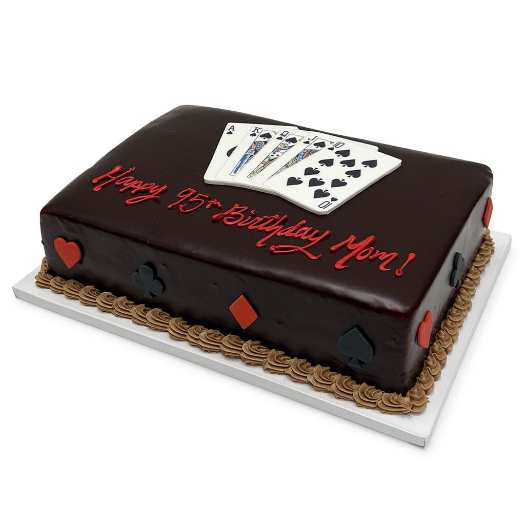 Vegas Victory Ganache Theme Cake Freed's Bakery