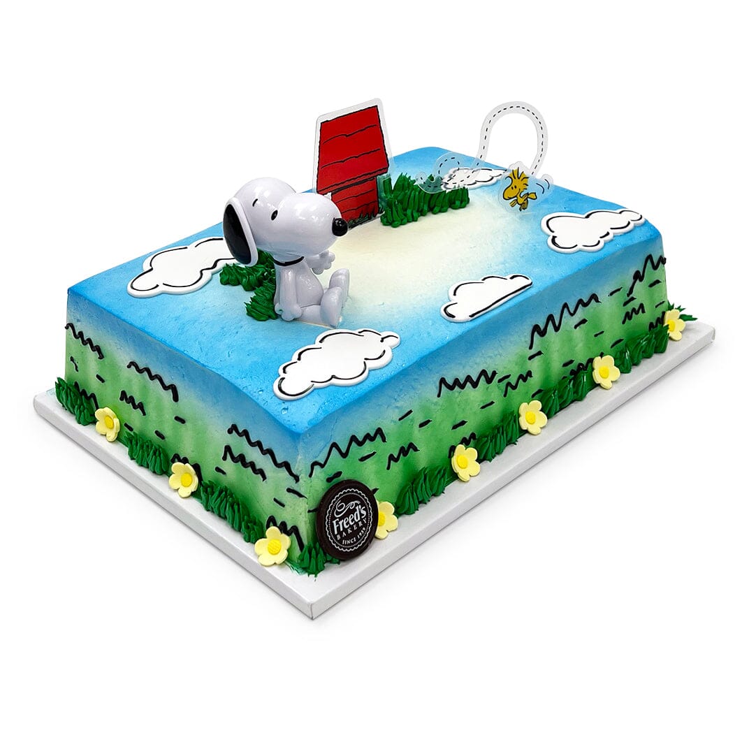 Snoopy's Sky Adventure Theme Cake Freed's Bakery
