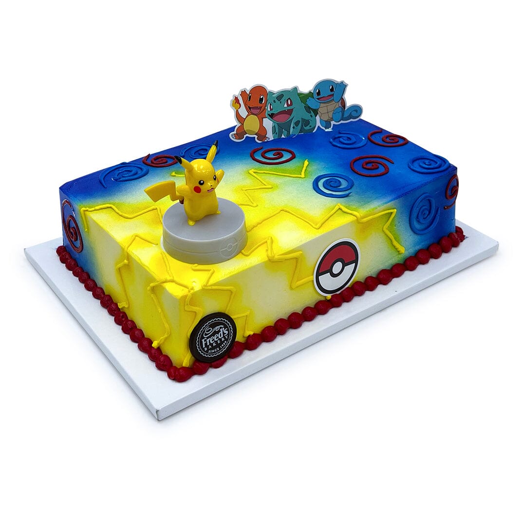Pikachu and Crew Theme Cake Freed's Bakery