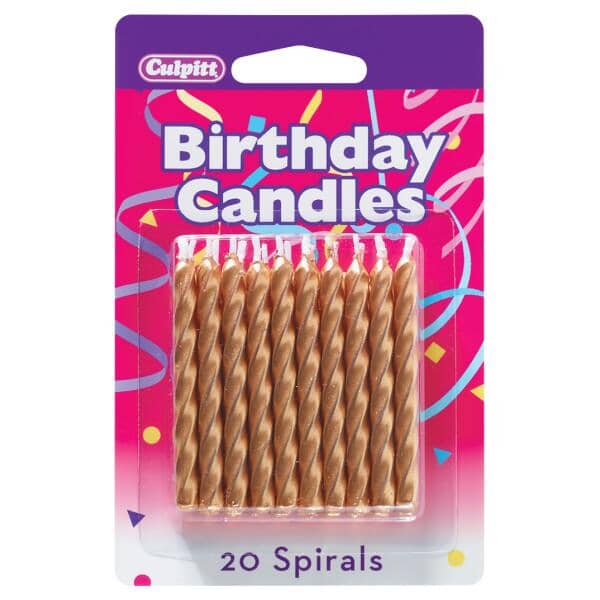 Gold Candles Candle Freed's Bakery