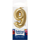 Mini Number Candle Candle Freed's Bakery Number Nine Candle Gold