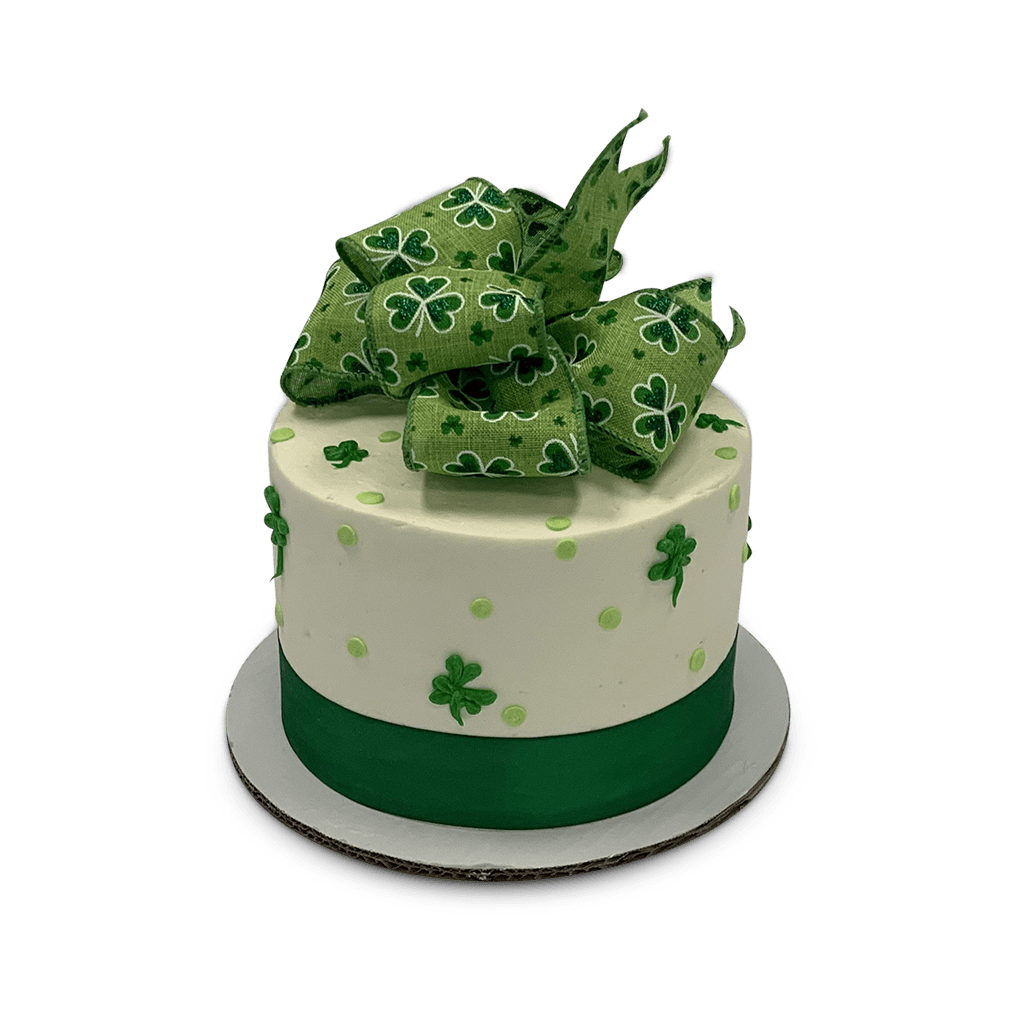 Shamrocks and Ribbon Theme Cake Freed's Bakery
