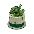 Shamrocks and Ribbon Theme Cake Freed's Bakery