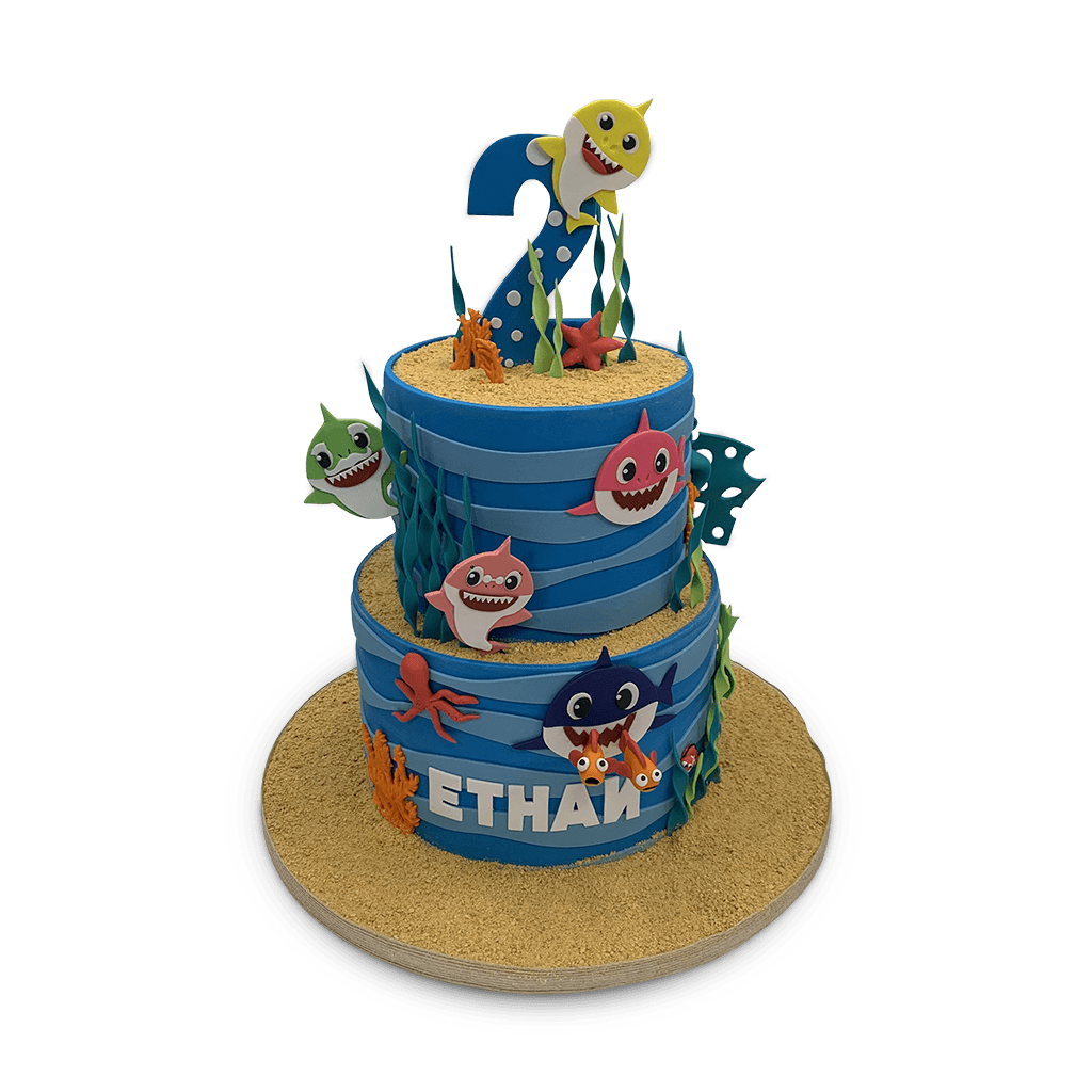Shark Party Theme Cake Freed's Bakery 