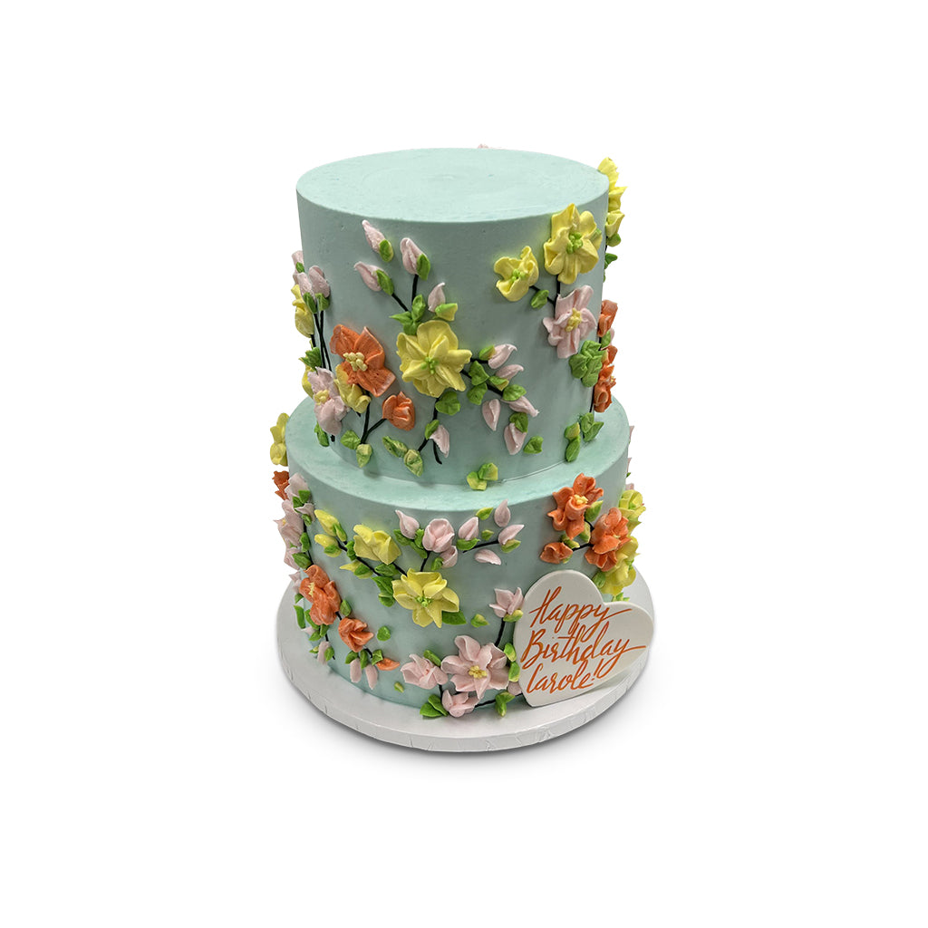 Floral Sky Theme Cake Freed's Bakery 