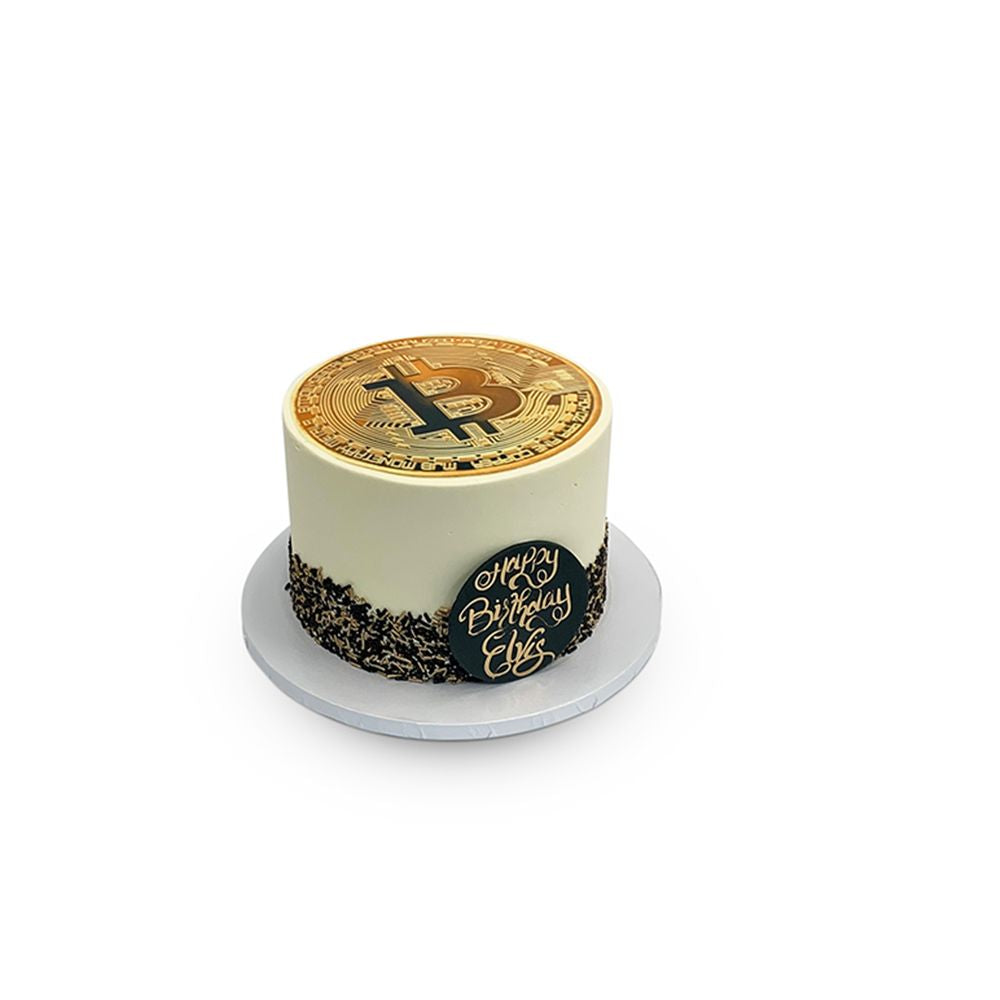 Bitcoin Birthday Theme Cake Freed's Bakery