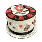 40 On Red Theme Cake Freed's Bakery