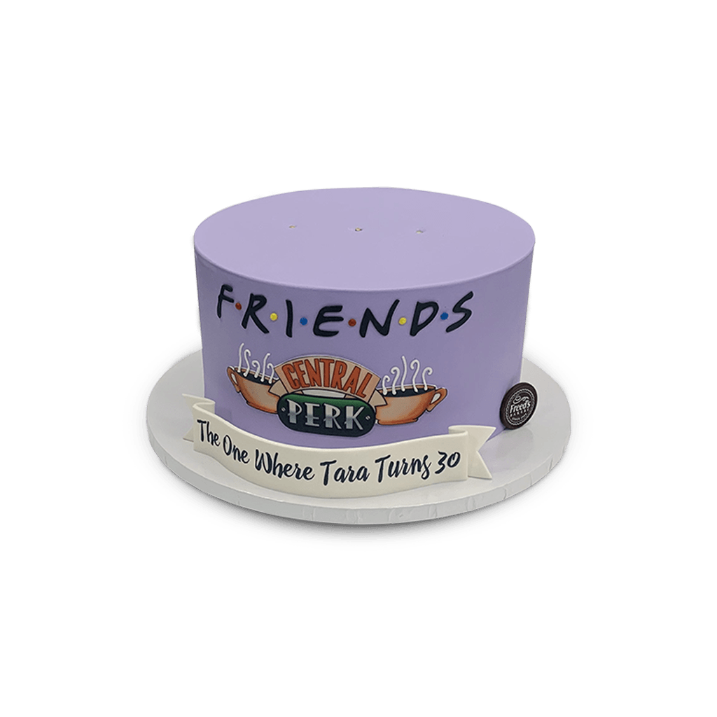 The One Where They Eat Cake Theme Cake Freed's Bakery