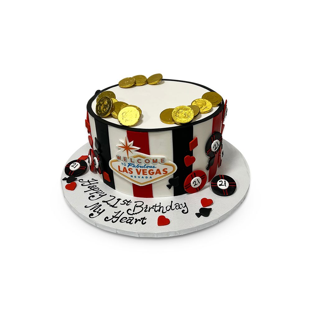 Worth The Gamble Theme Cake Freed's Bakery