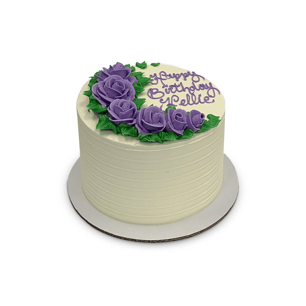 Lavender Roses Theme Cake Freed's Bakery