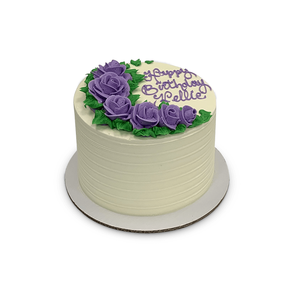 Lavender Roses Theme Cake Freed's Bakery 