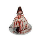 Red is the New Pink Dress Birthday Cake Theme Cake Freed's Bakery