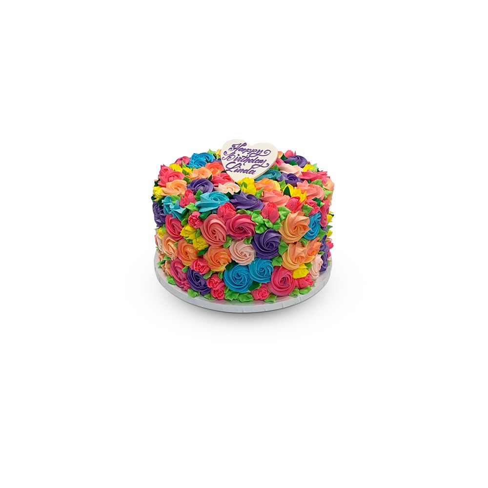 Colorful Swirls Theme Cake Freed's Bakery