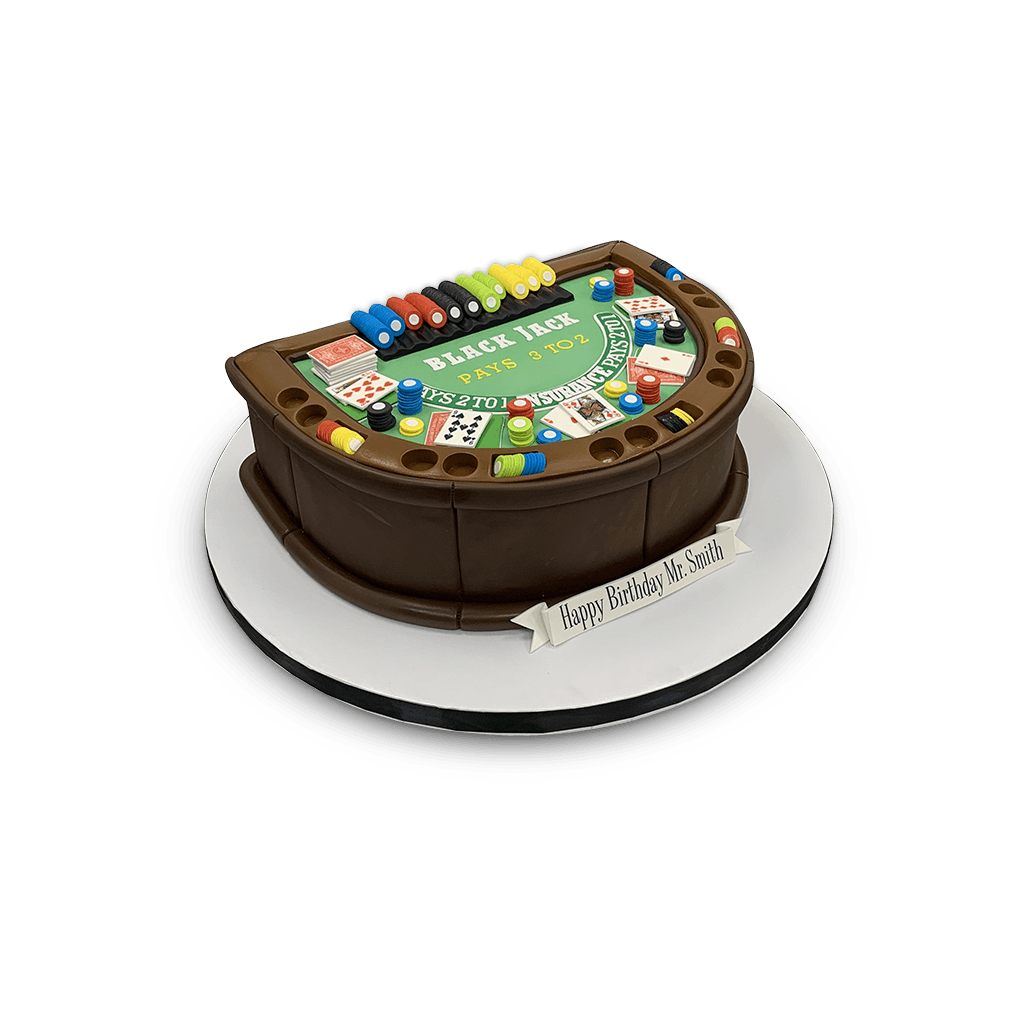 Double Down Decadent Theme Cake Freed's Bakery 