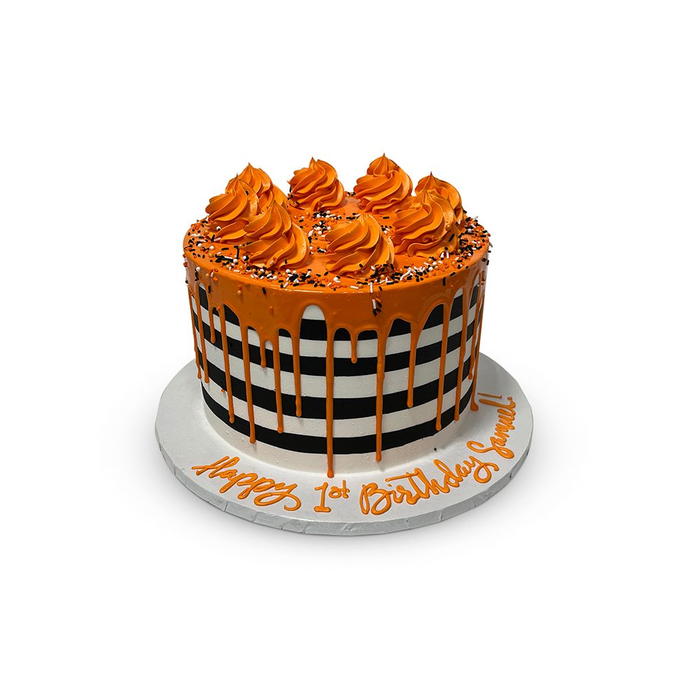 Sweet Scary Stripes Theme Cake Freed's Bakery 