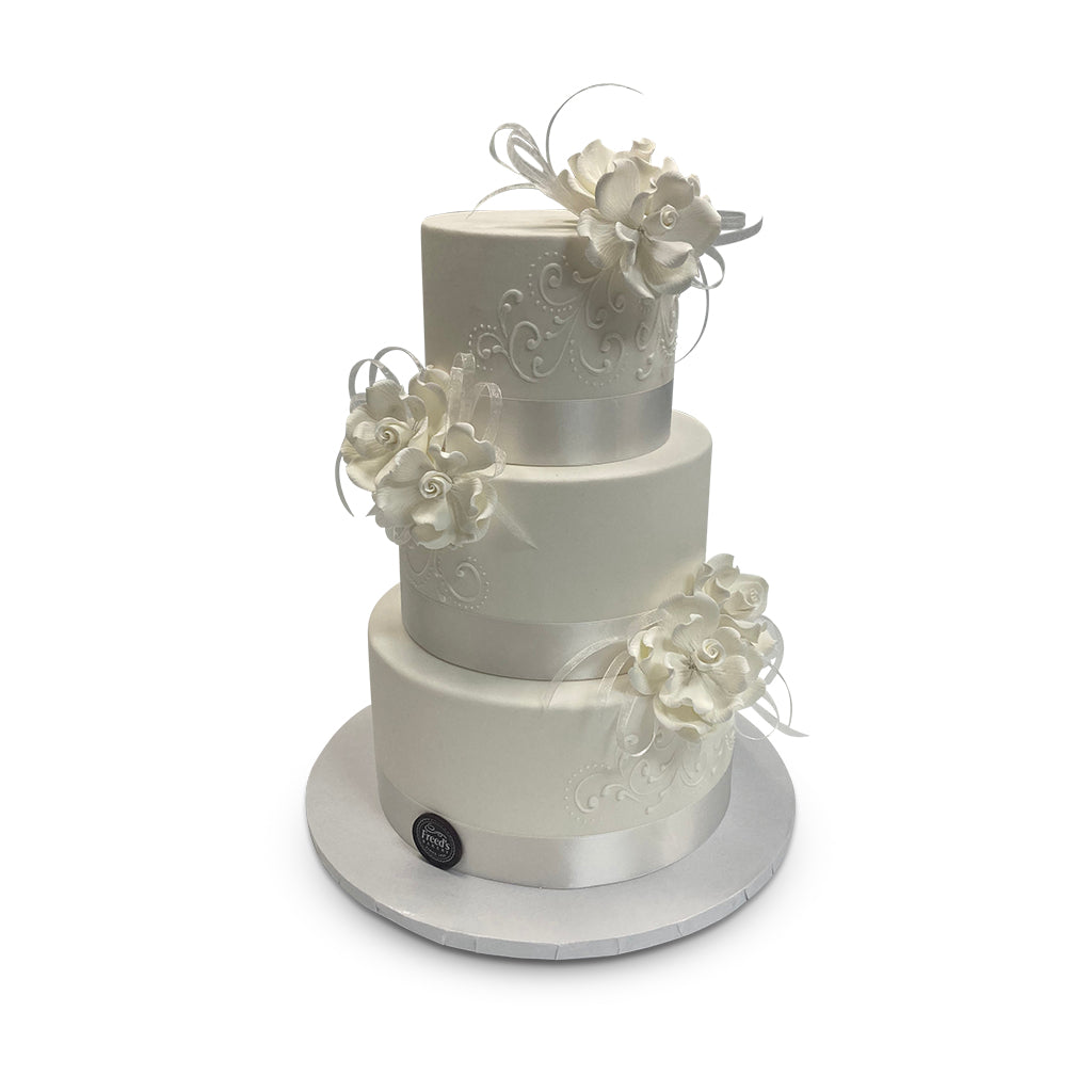 Simply Stunning Wedding Cake Freed's Bakery