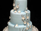 Blue Blossom Wedding Cake Freed's Bakery