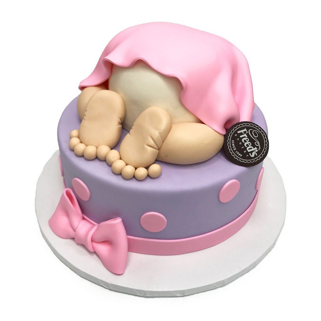 Pink Bottom Theme Cake Freed's Bakery