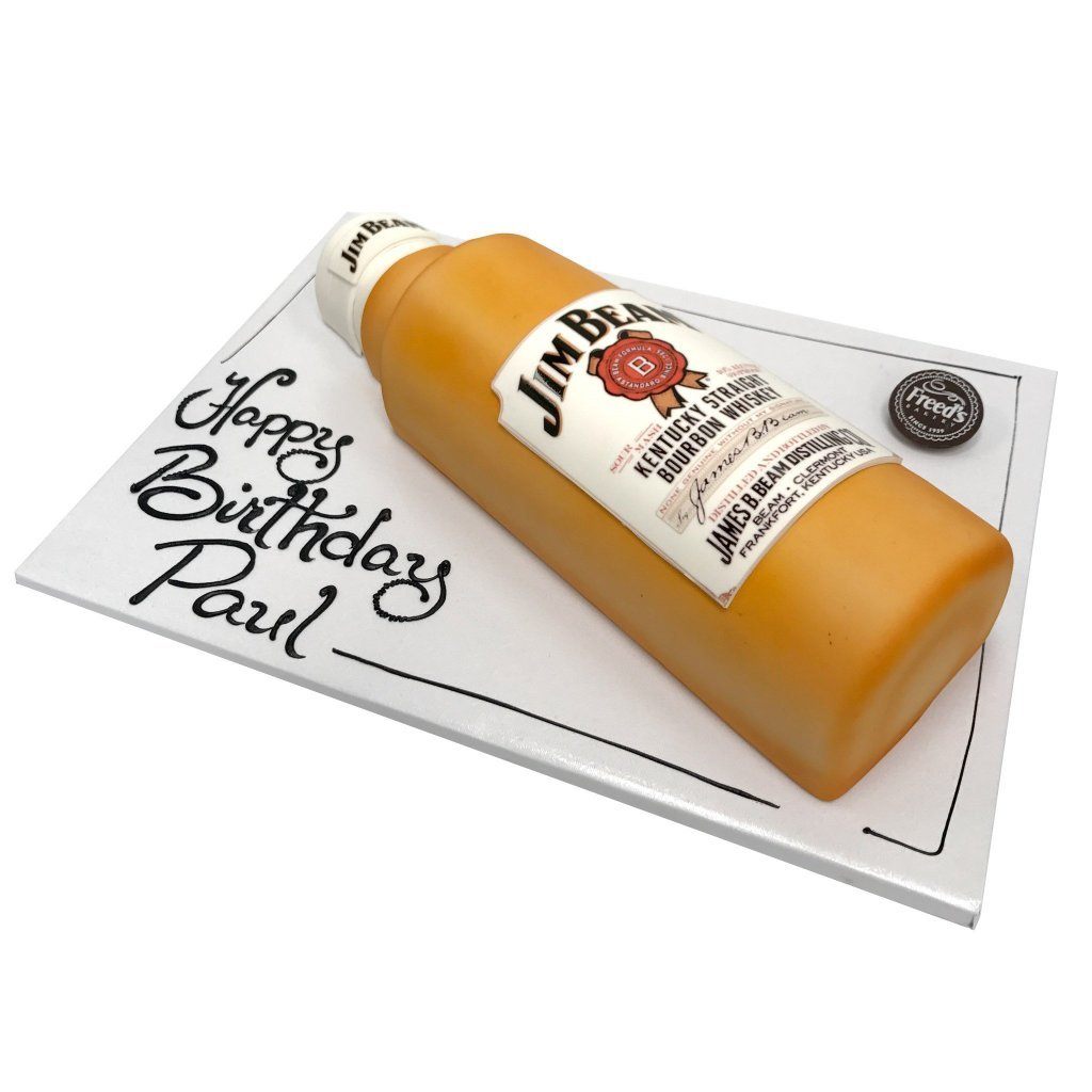 Bourbon Birthday Theme Cake Freed's Bakery