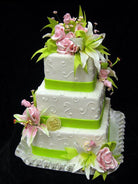 Bright Lilly Wedding Cake Freed's Bakery