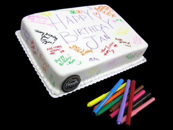 Canvas Cake Cake Freed's Bakery