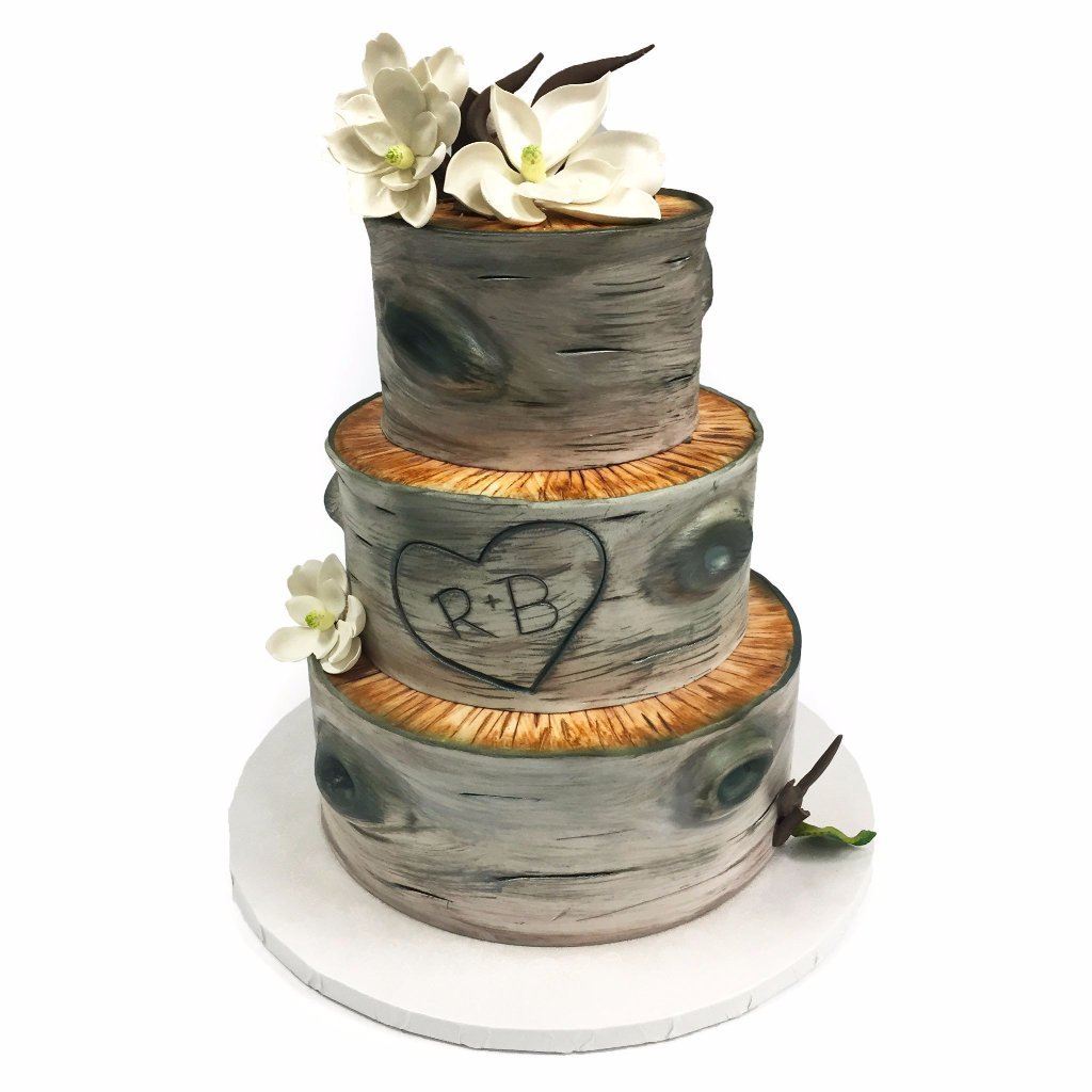 Carved Heart Wedding Cake Freed's Bakery