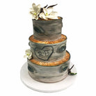 Carved Heart Wedding Cake Freed's Bakery