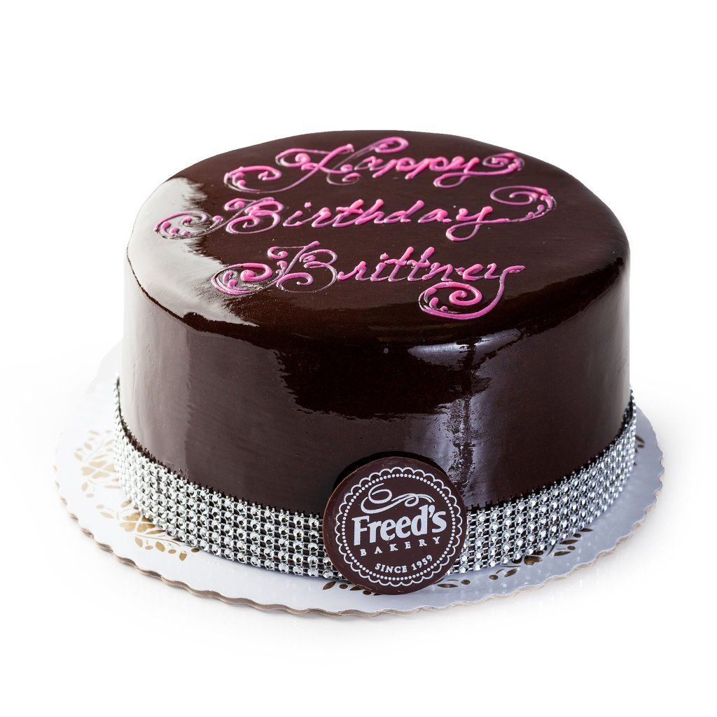Chocolate Bling Theme Cake Freed's Bakery