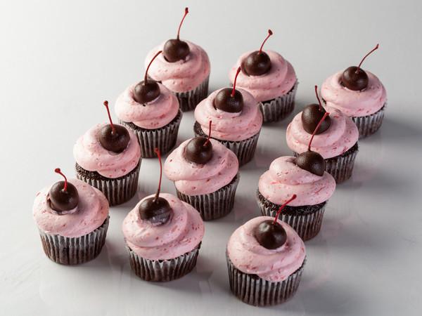 Chocolate Dipped Cherry Cupcake Cupcake Freed's Bakery