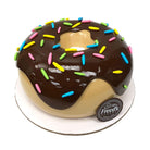 Chocolate Frosted Birthday Cake Theme Cake Freed's Bakery