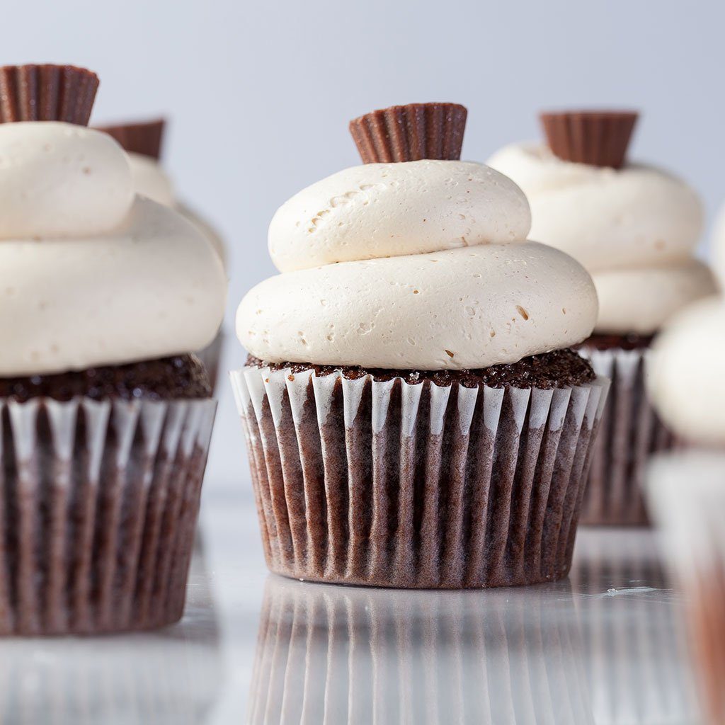Chocolate Peanut Butter Vegas Cupcake Cupcake Freed's Bakery