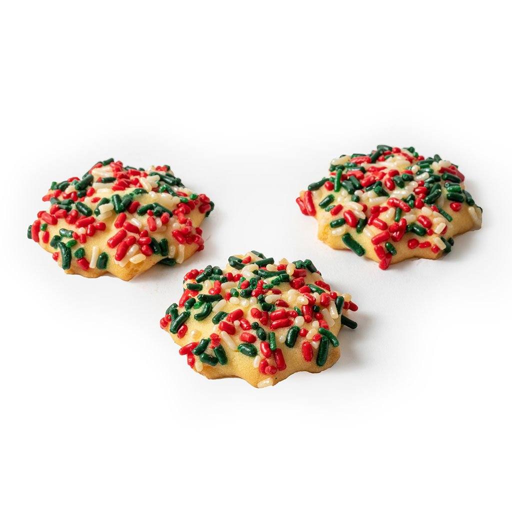 Christmas Sprinkle Butter Cookies Cookie Freed's Bakery 