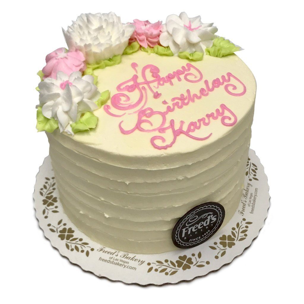 Circles of Flowers Cake Freed's Bakery