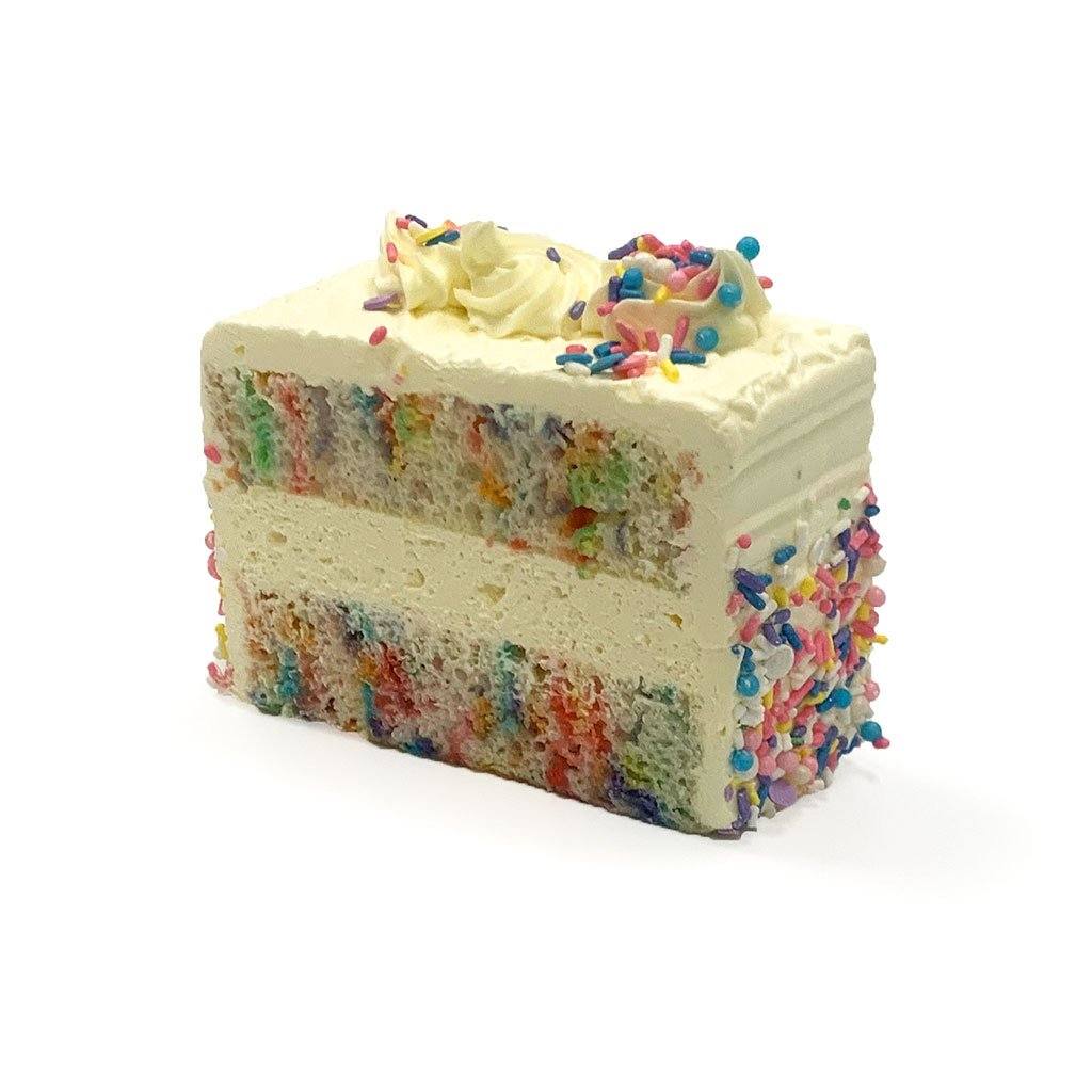 Funfetti Confetti Sprinkle Cake Slice Cake Slice & Pastry Freed's Bakery Individual Slice