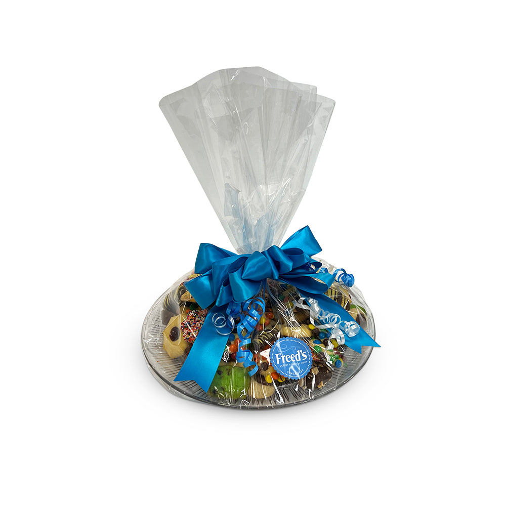 Gift Wrapped Cookie Tray Cookie Freed's Bakery