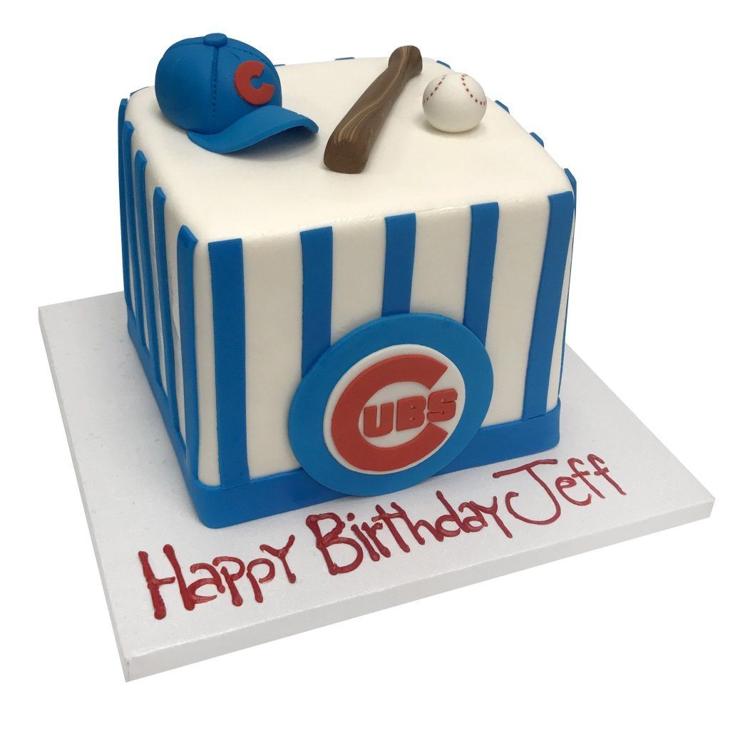 Cubs Cake Theme Cake Freed's Bakery