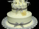Deep Silver Wedding Cake Freed's Bakery