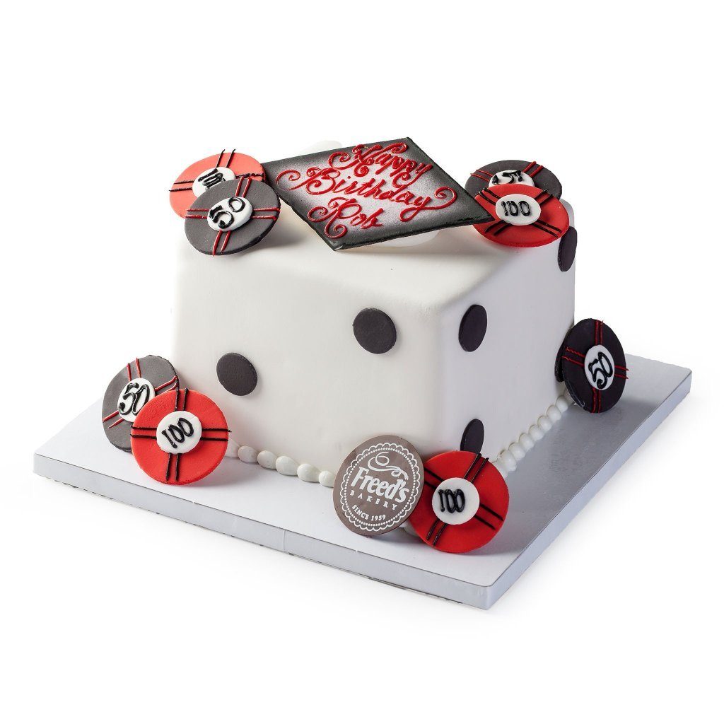Dice and Chips Cake Freed's Bakery