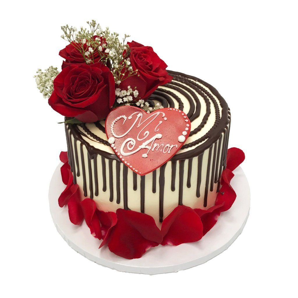 Dripping Petals Theme Cake Freed's Bakery