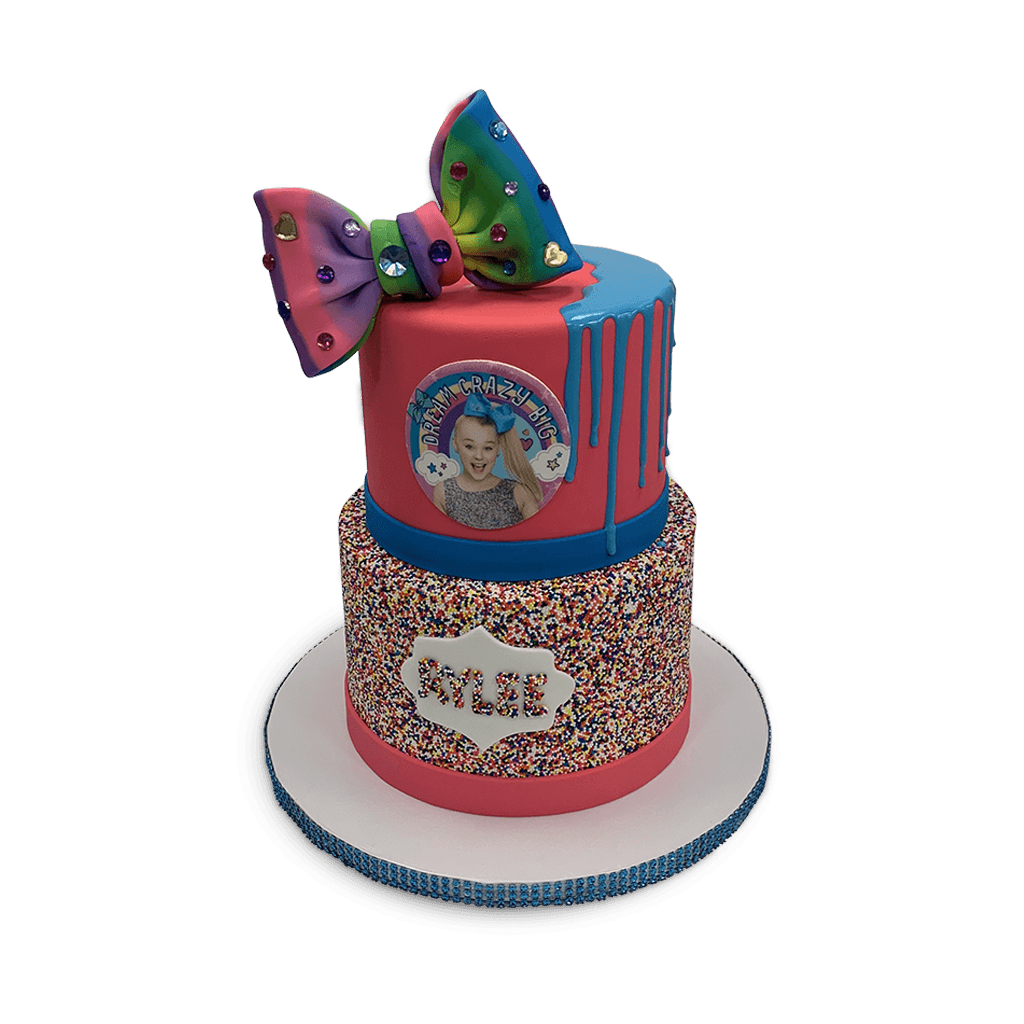 Sprinkles and RainBOWS Theme Cake Freed's Bakery