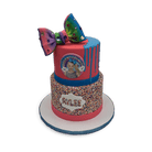 Sprinkles and RainBOWS Theme Cake Freed's Bakery