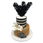 Feathered Gatsby Theme Cake Freed's Bakery