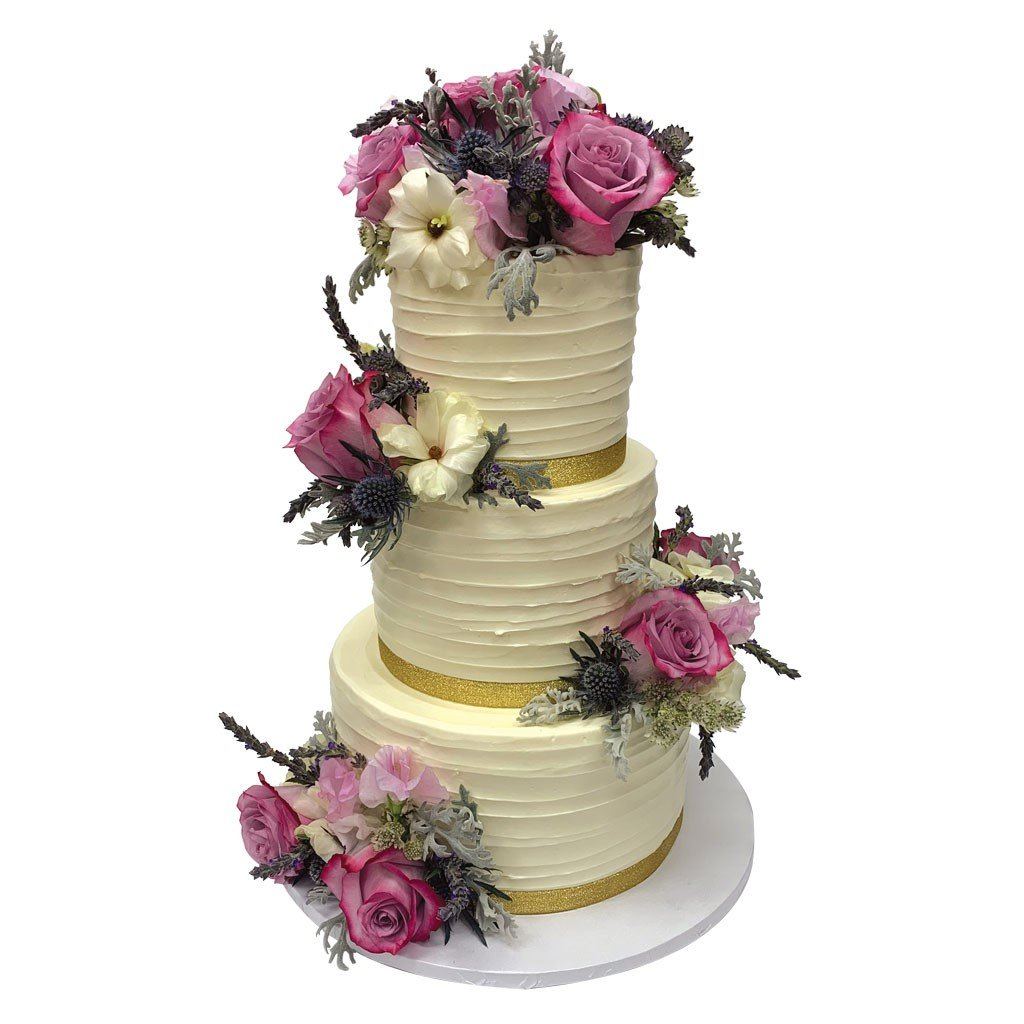 Florally Ever After Wedding Cake Freed's Bakery