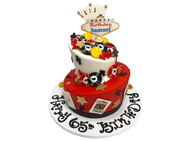 Four of a Kind Theme Cake Freed's Bakery