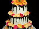 Ganache Petals Wedding Cake Freed's Bakery